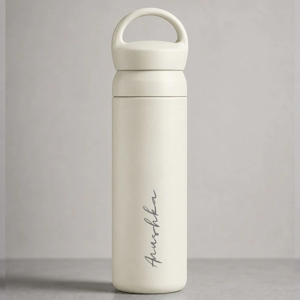 Customized Travel Water Bottle 500ml - Stainless Steel Bottle with Name