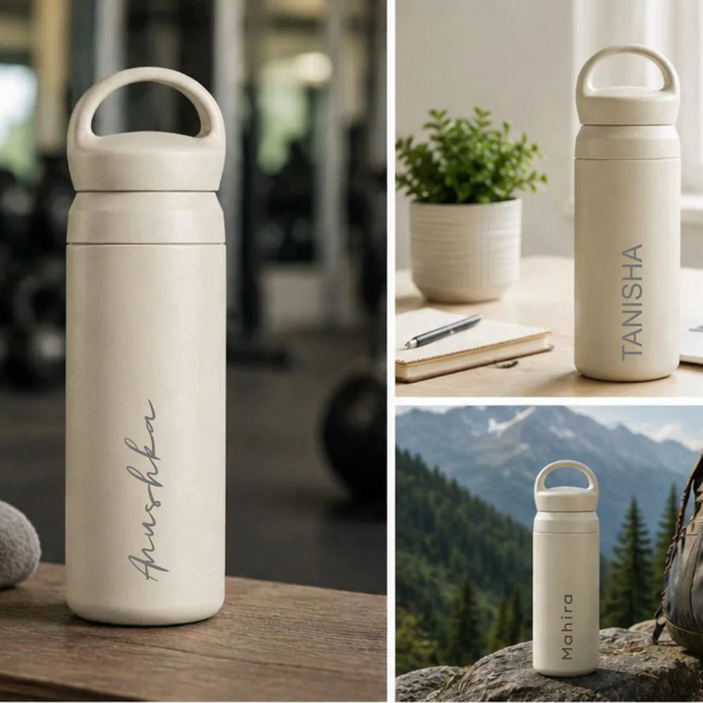 Customized Travel Water Bottle 500ml - Stainless Steel Bottle with Name - Image 10