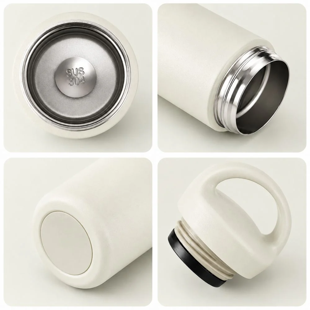 Customized Travel Water Bottle 500ml - Stainless Steel Bottle with Name - Image 2