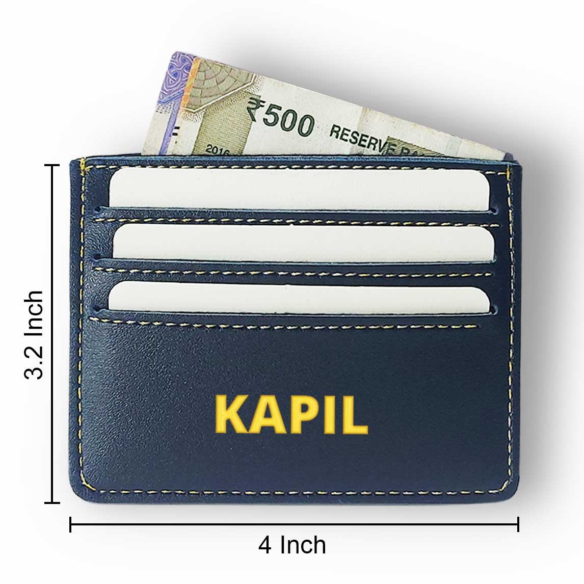 Personalized Credit Card Wallet Holder for Mens - Add Name - Image 6