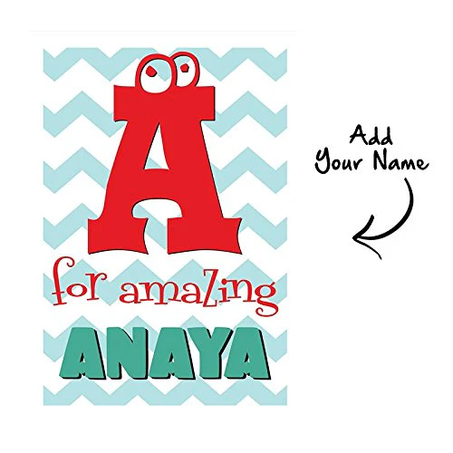 Name Personalization Stickers Wall Poster for Home Decor - Stripe