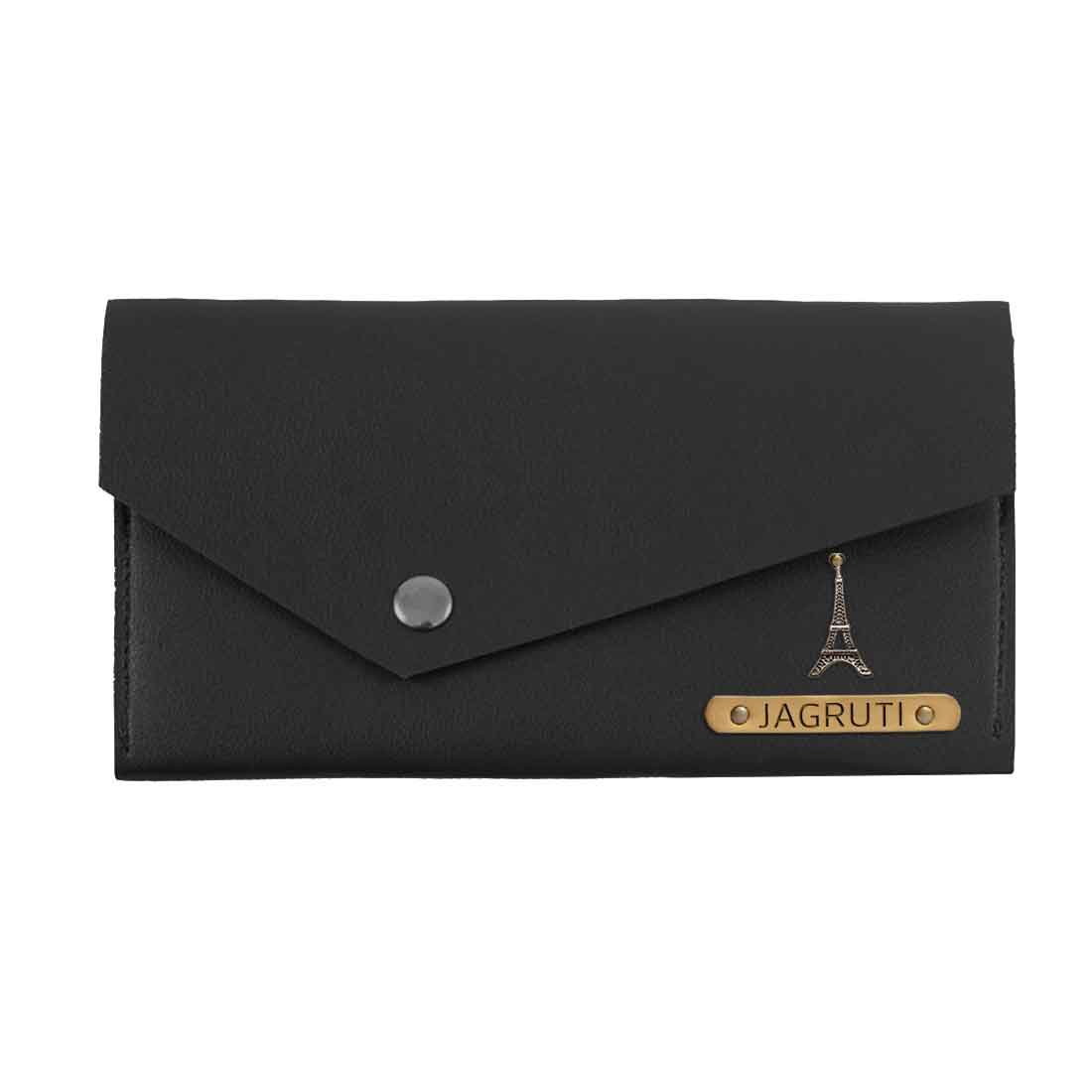 Customized Wallet for Women with Charms-Envelope Clutch with Name - Image 14