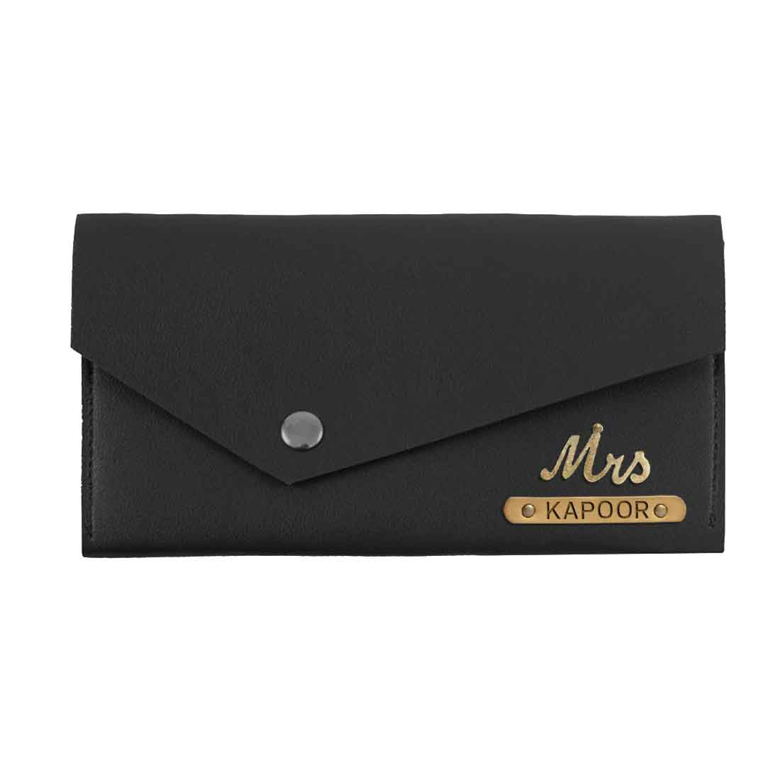 Customized Wallet for Women with Charms-Envelope Clutch with Name - Image 2