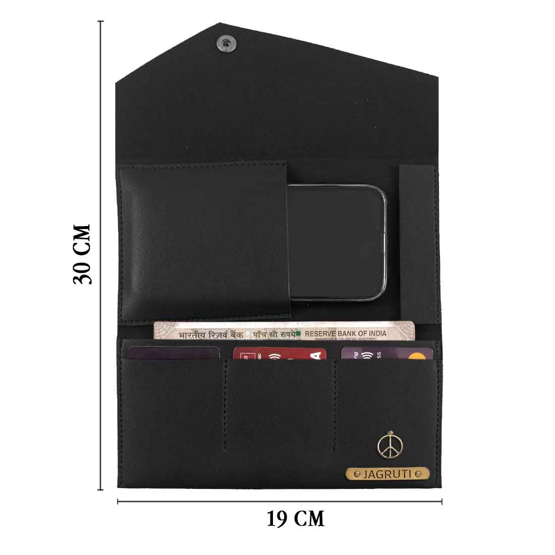 Customized Wallet for Women with Charms-Envelope Clutch with Name - Image 31