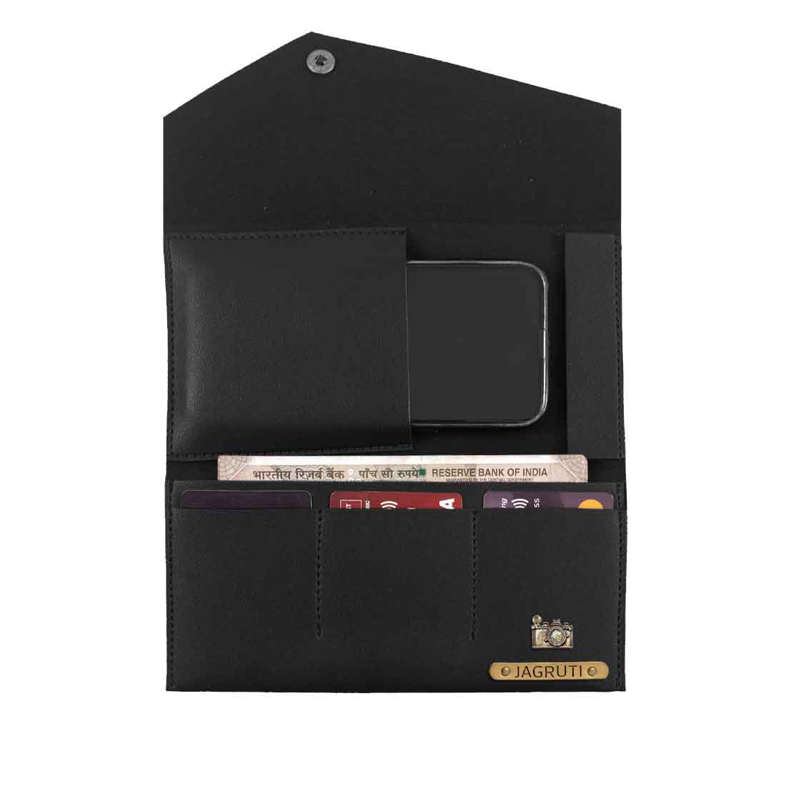 Customized Wallet for Women with Charms-Envelope Clutch with Name - Image 35