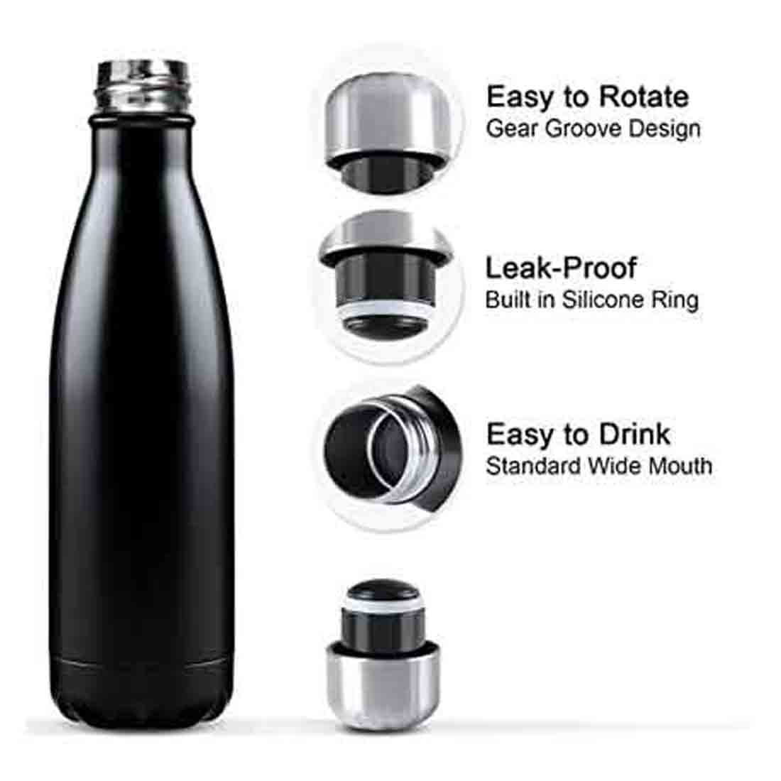 Customized Water Bottle for Hiking Cycling Camping Gym Car Office 500 ml - Image 12