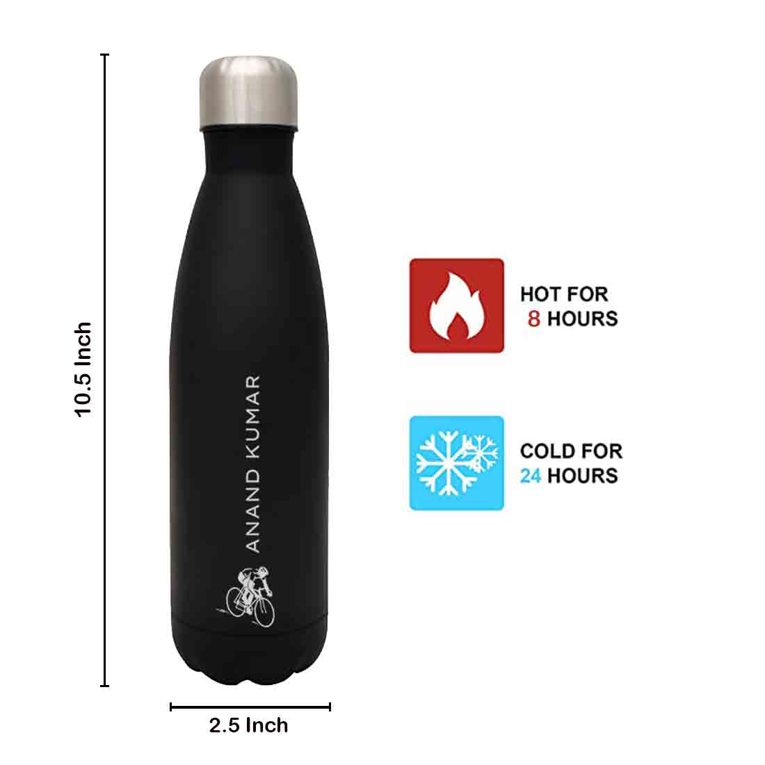 Customized Water Bottle for Hiking Cycling Camping Gym Car Office 500 ml - Image 9