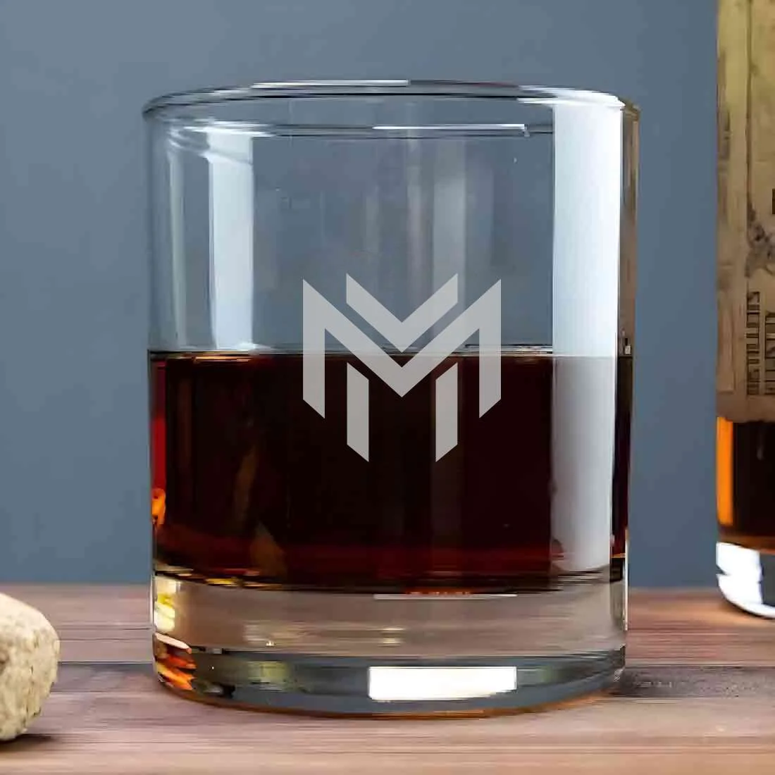 Customized Whiskey Glasses with Logo - Engraved Set of 2 Alcohol Glass - Image 5