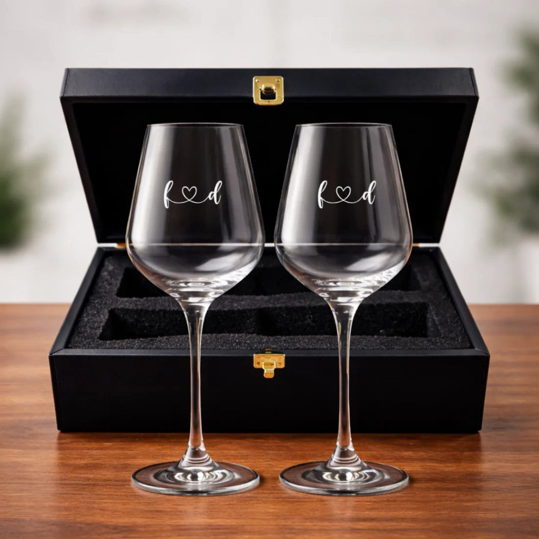 Customized Wine Glasses - Premium Edition Engraved Wine Glass - Image 4