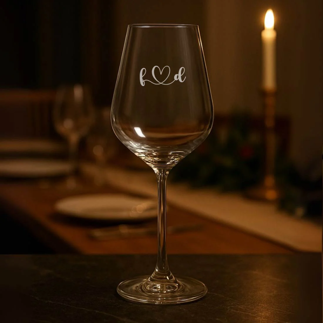 Customized Wine Glasses - Premium Edition Engraved Wine Glass - Image 5