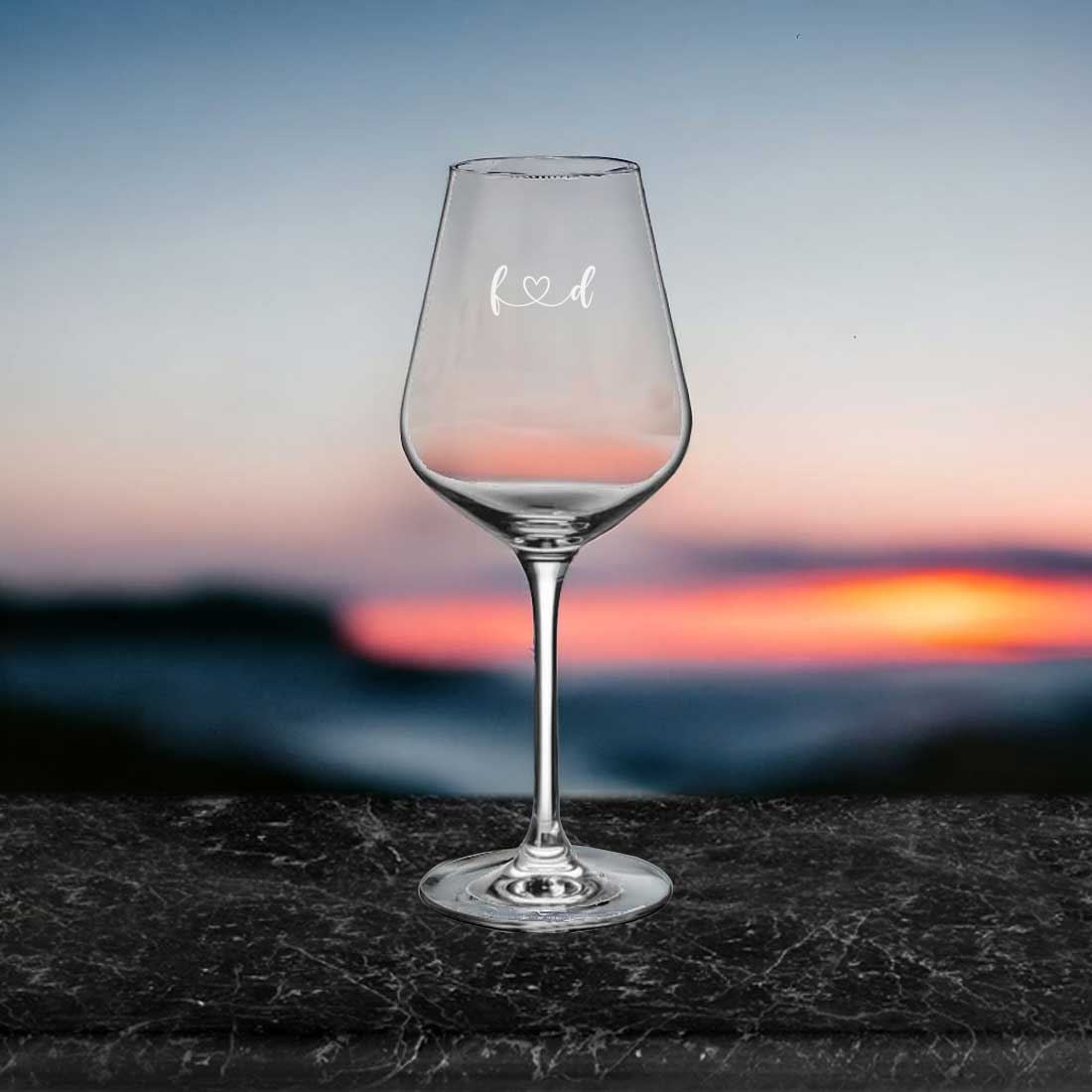 Customized Wine Glasses - Premium Edition Engraved Wine Glass - Image 8