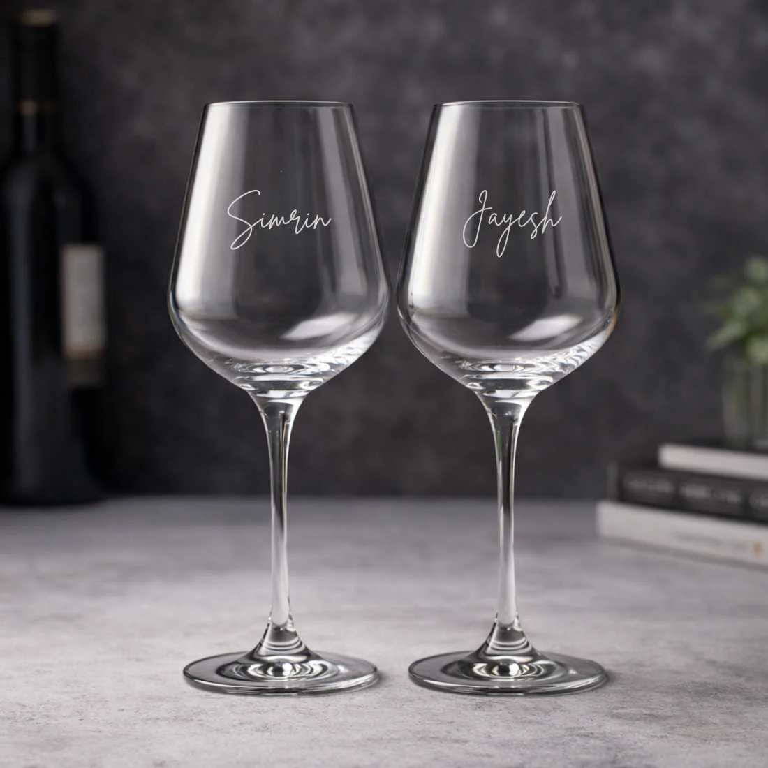Customized Wine Glasses Premium Engraved Red Wine Glasses - Image 9