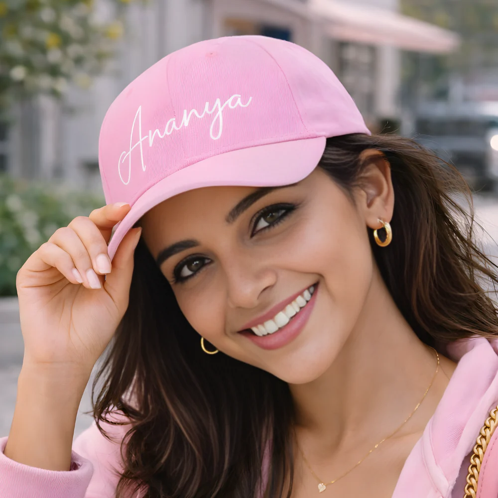 Cute Cap for Women - Pink - Image 10
