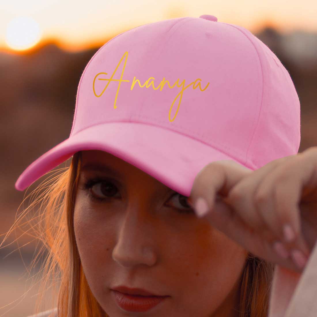 Cute Cap for Women - Pink - Image 4