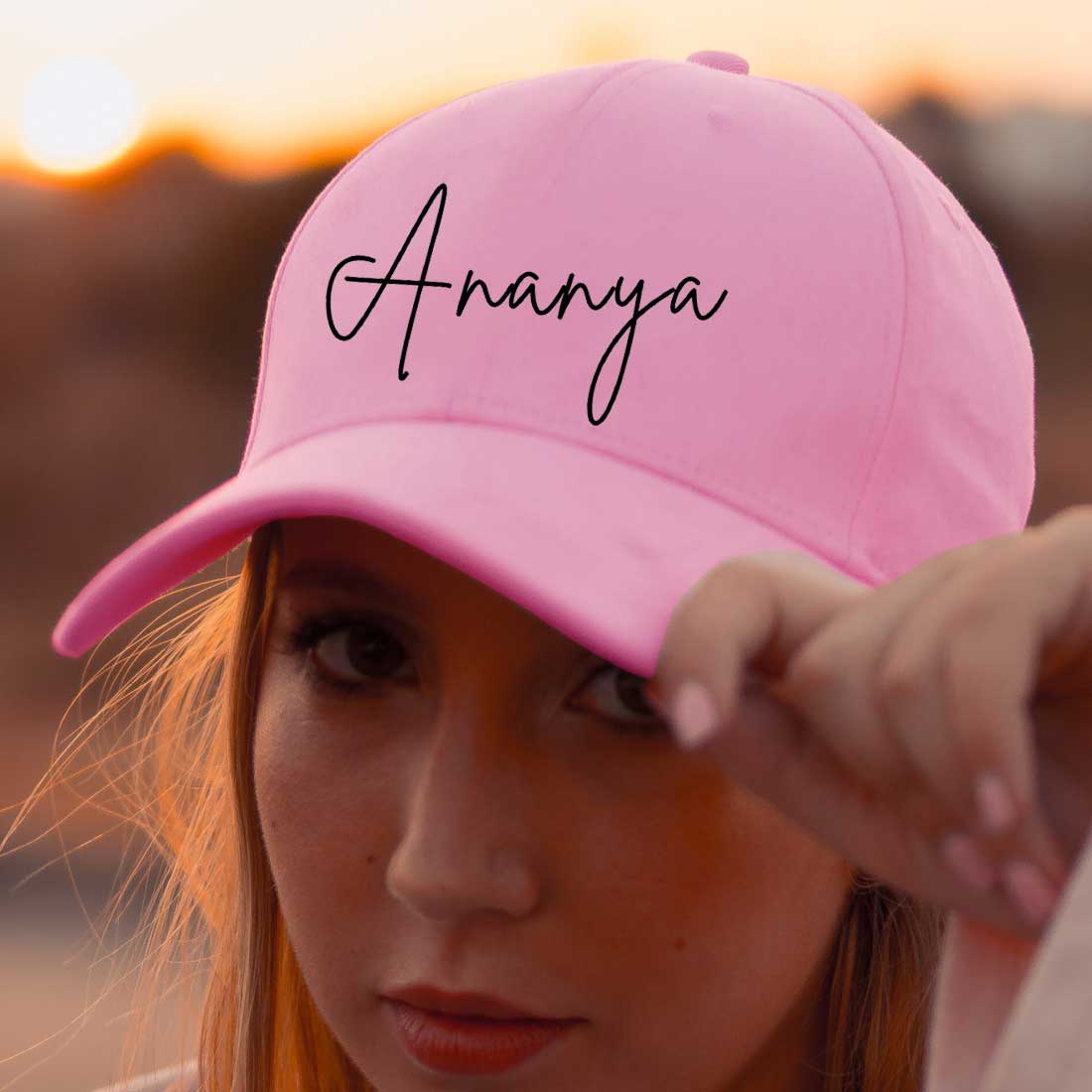 Cute Cap for Women - Pink - Image 6