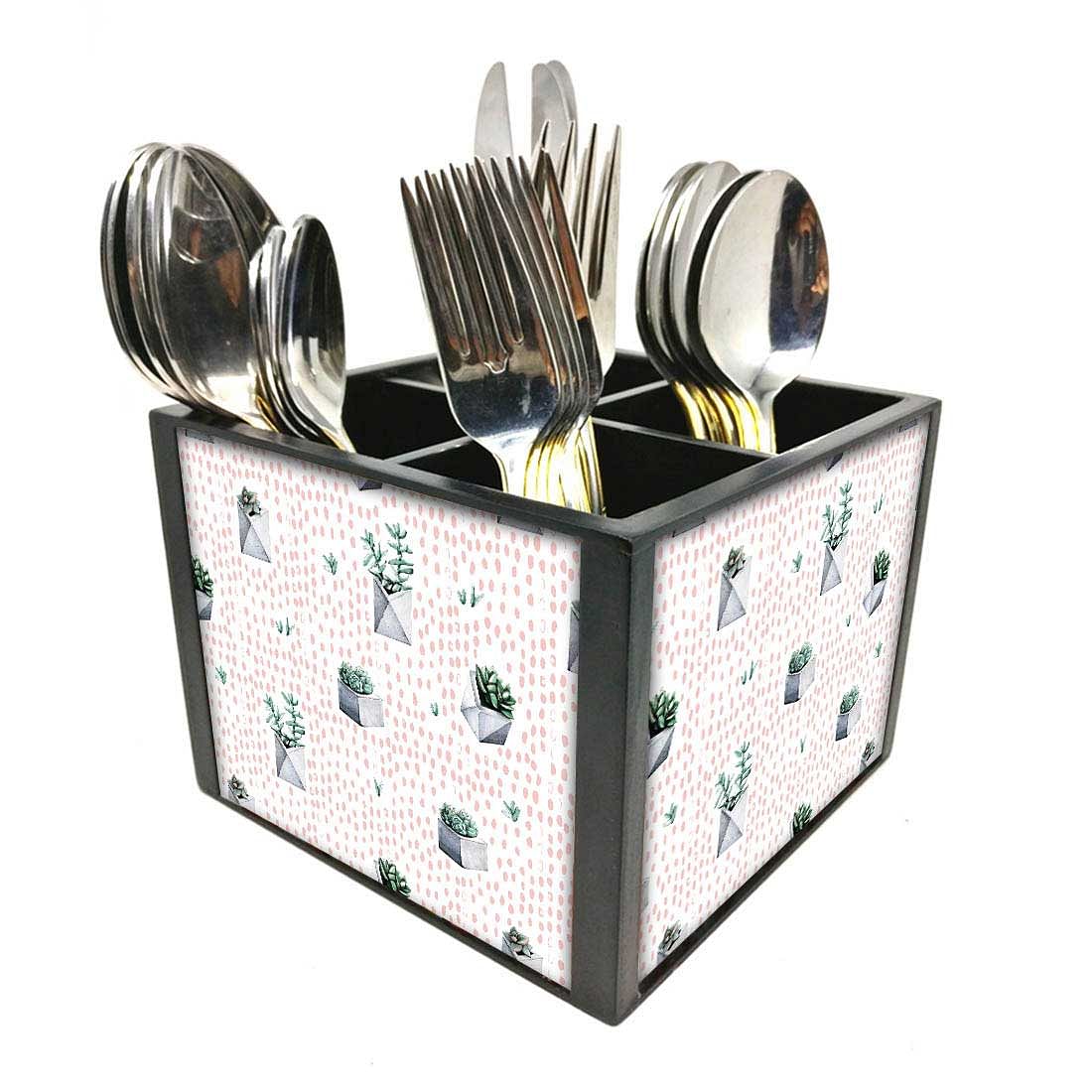 Designer Fork&Knife Cutlery Holder Spoons, Forks & Knives-Designer Cactus Plants