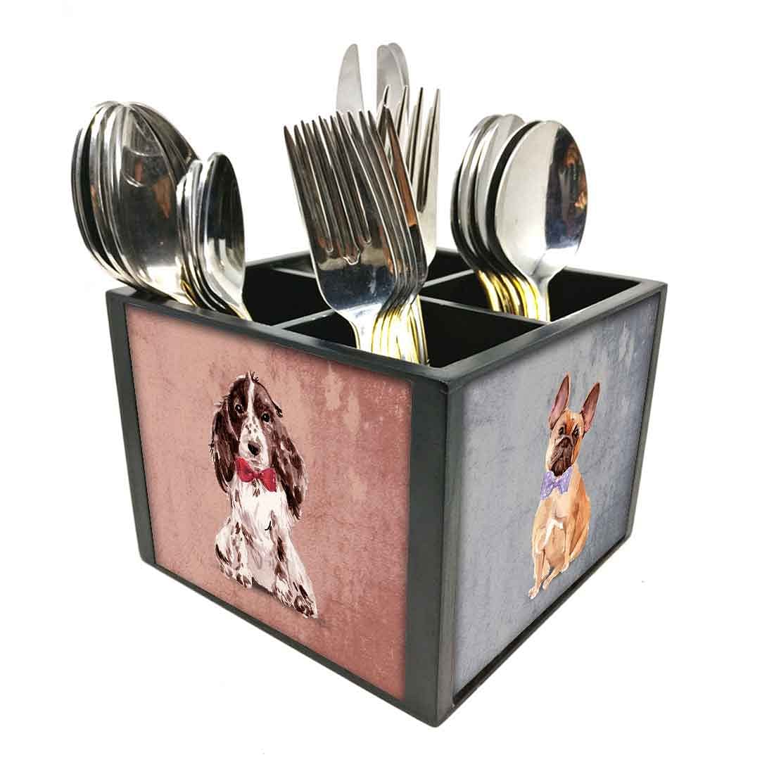 Budget Friendly Cutlery Holder - Cute Small Dogs - Image 4