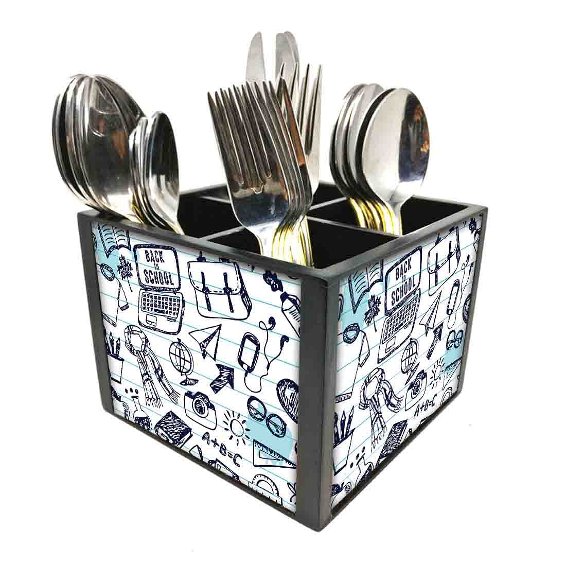 School ArtCutlery Holder Stand Silverware Caddy Organizer