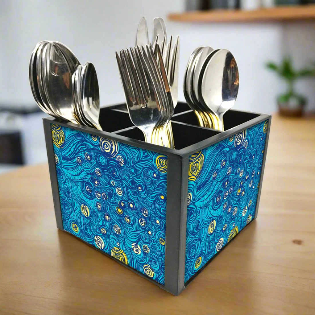 Spoon Holder Stand for Kitchen Organizer Knives & Forks - Starry