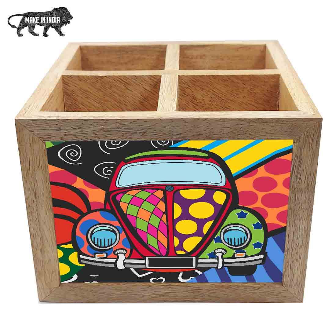 Cutlery Holder for Table Spoon Organizer Stand - Taxi Art - Image 5