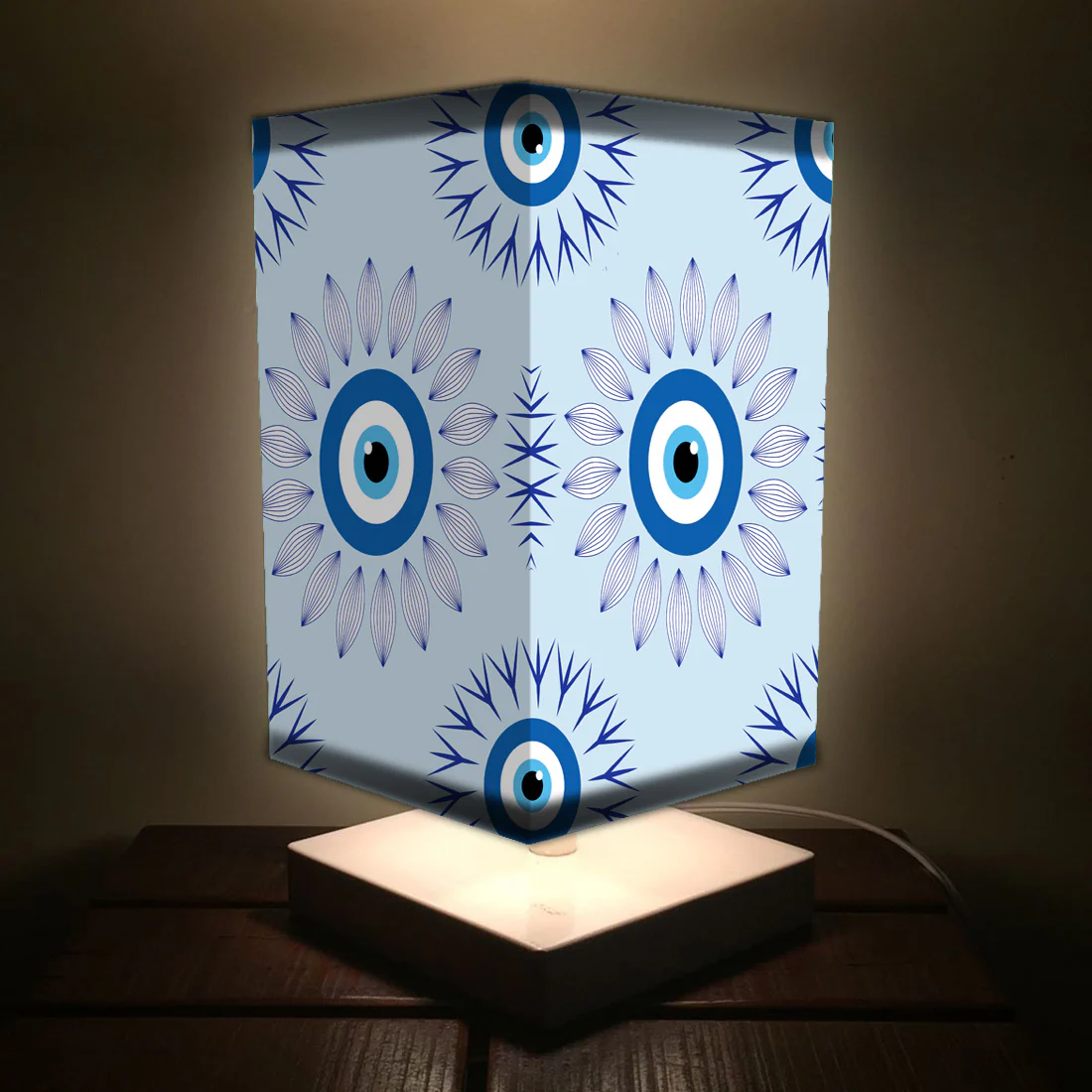 Modern Designer Bedroom Table Small Lamps for Bedside - Evil Eye Protector - Image 2
