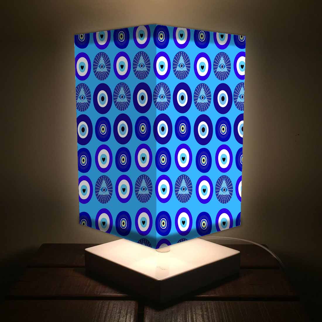 Designer Small Table Lamps for Living Room Bedroom Decor - Evil Eye Protector - Image 2