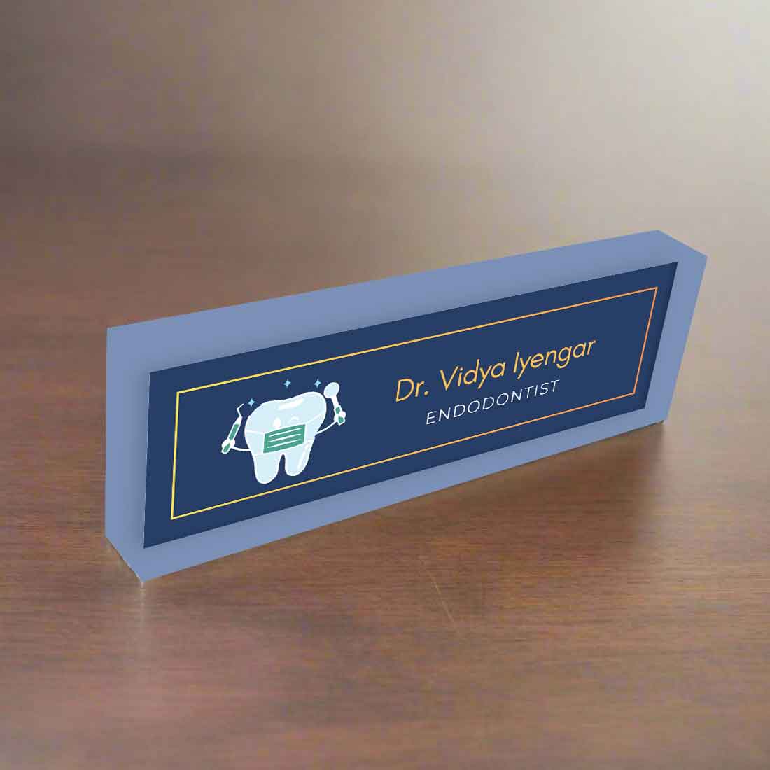 Dentist Desk Name Plate – Personalized Professional Desk Display - Image 11