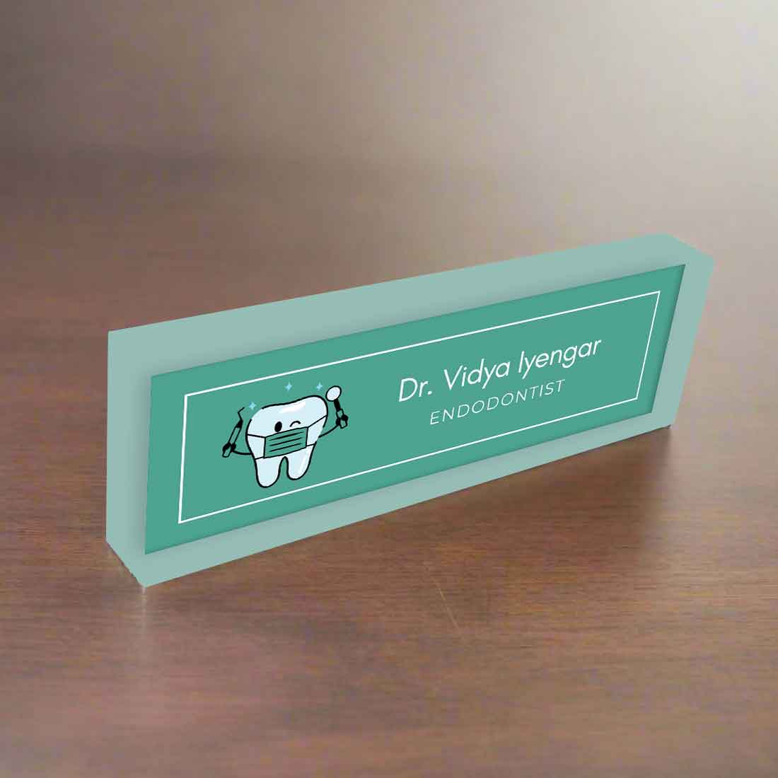 Dentist Desk Name Plate – Personalized Professional Desk Display - Image 15