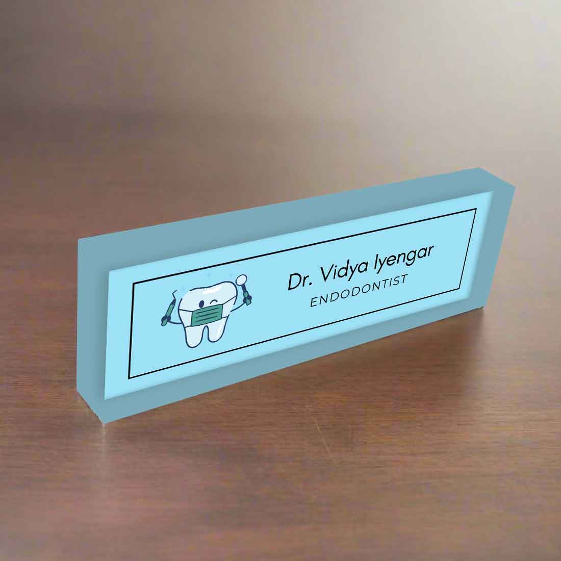 Dentist Desk Name Plate – Personalized Professional Desk Display - Image 7