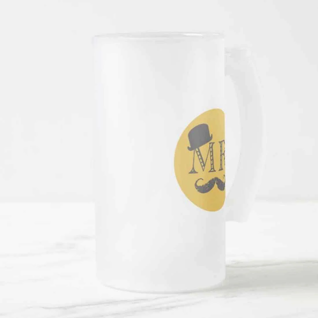 Branded 16oz Beer Glass - Mr. - Image 3