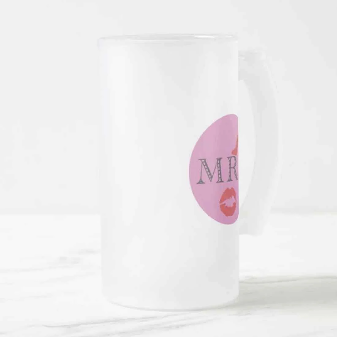 Branded 16oz Beer Glass - Mrs. - Image 3