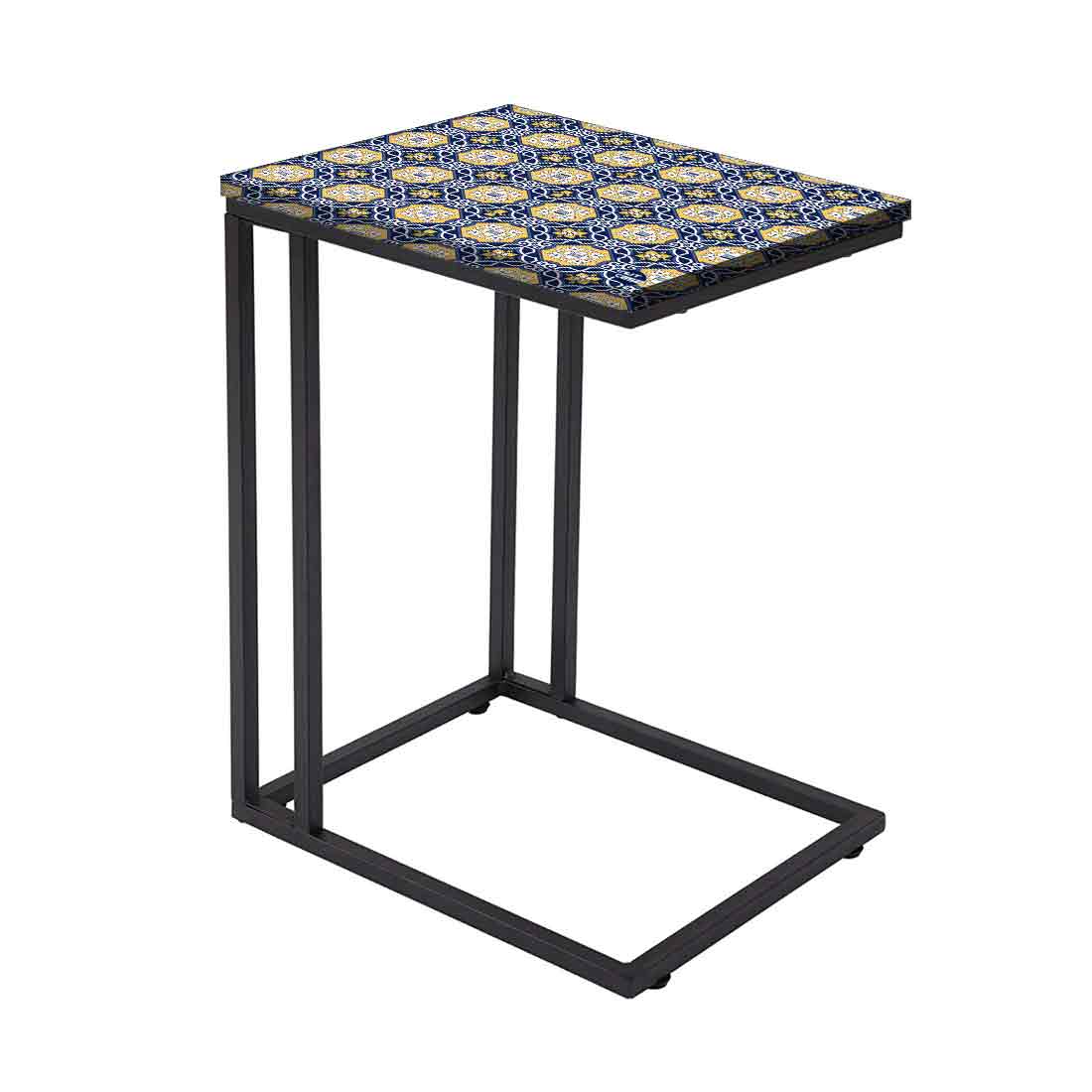 Designer C Shaped Living Room End Table for Sofa - Spanish - Image 2
