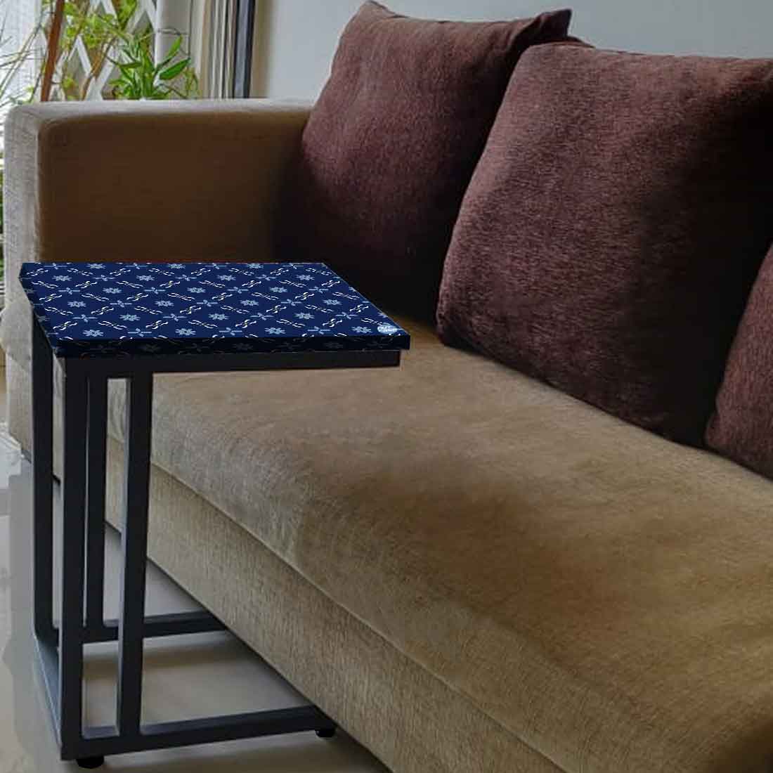 C Shaped Bedside Table for Study Desk - Spanish