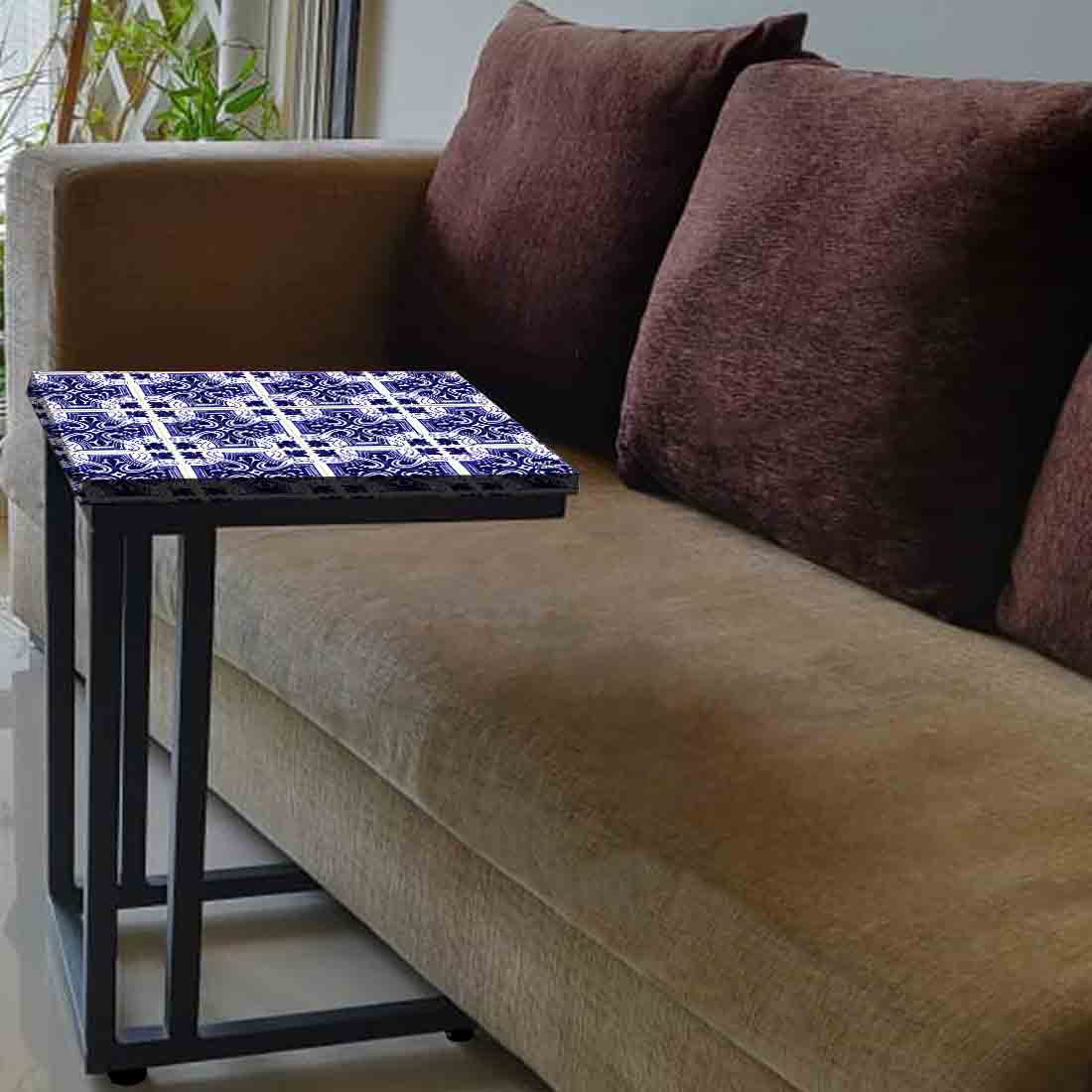 Designer C Shaped Living Room End Table for Sofa - Spanish - Image 3