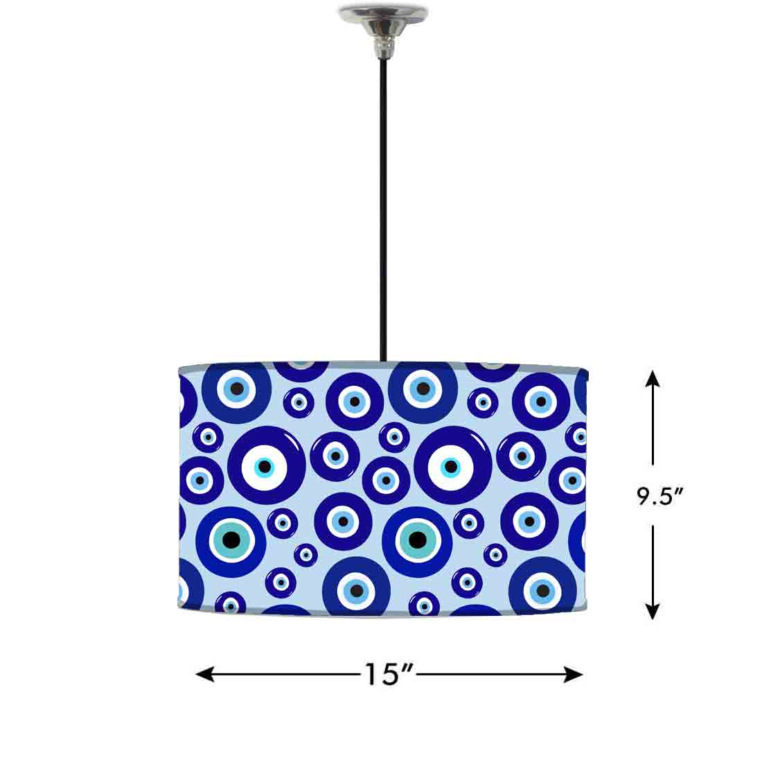 Designer Drum Ceiling Lamps for Bedroom Living Room - Evil Eye Protector - Image 9