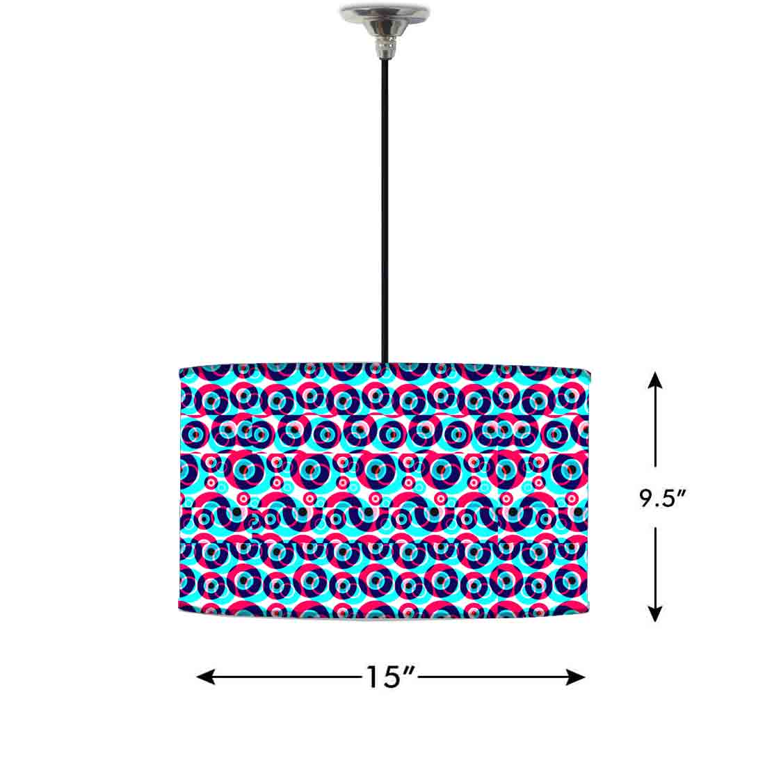 Modern Ceiling Lights Lamps Drum Shade for Bedroom Living Room - Evil Eye Protector - Image 11
