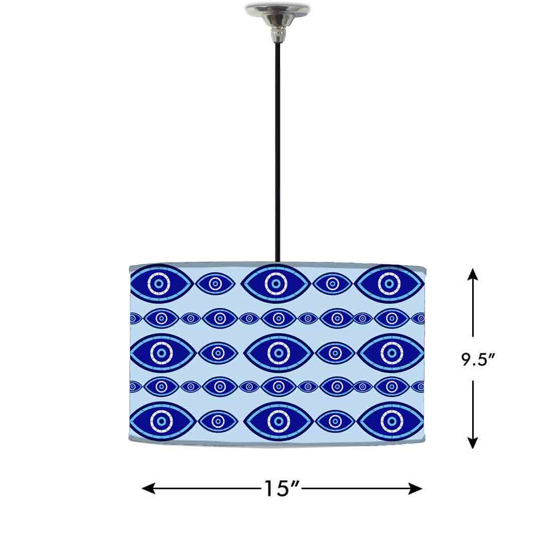 Modern Ceiling Lights Lamps Drum Shade for Bedroom Living Room - Evil Eye Protector - Image 8