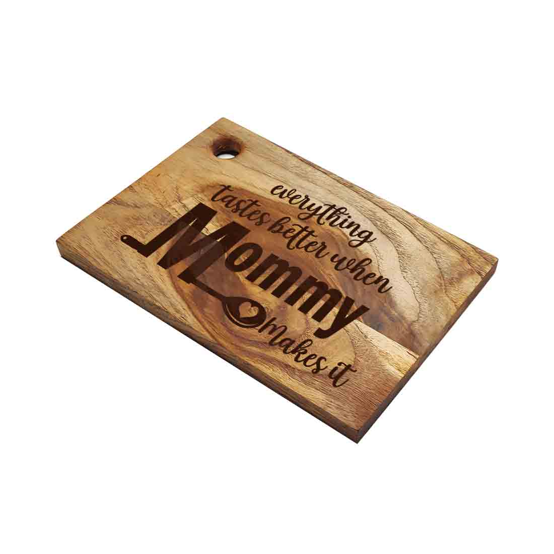 Mother s Day Gift for Mom Unique Engraved Cutting Board Vegetable Chopping Stand - Mommy - Image 3