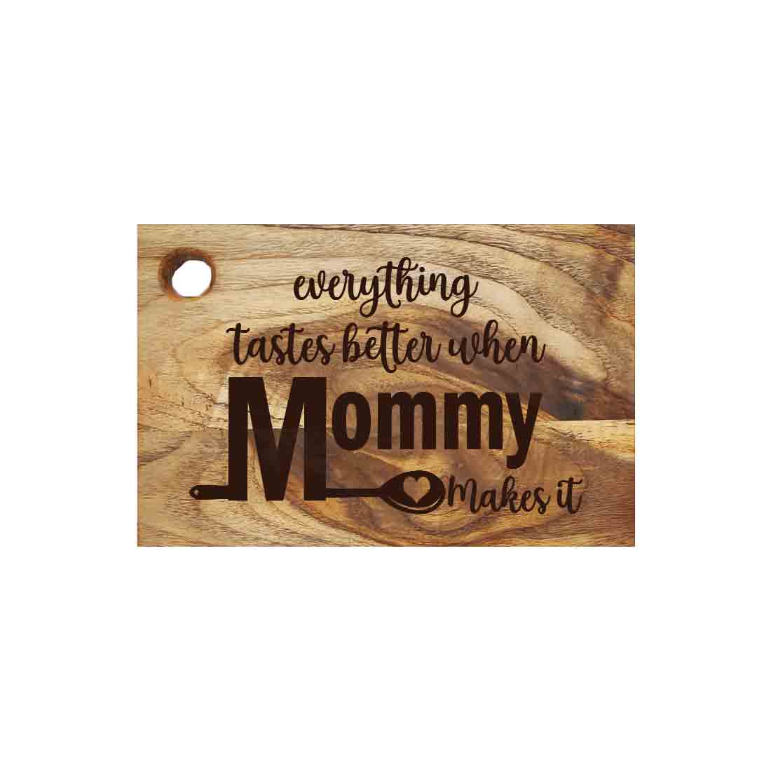 Mother s Day Gift for Mom Unique Engraved Cutting Board Vegetable Chopping Stand - Mommy - Image 6