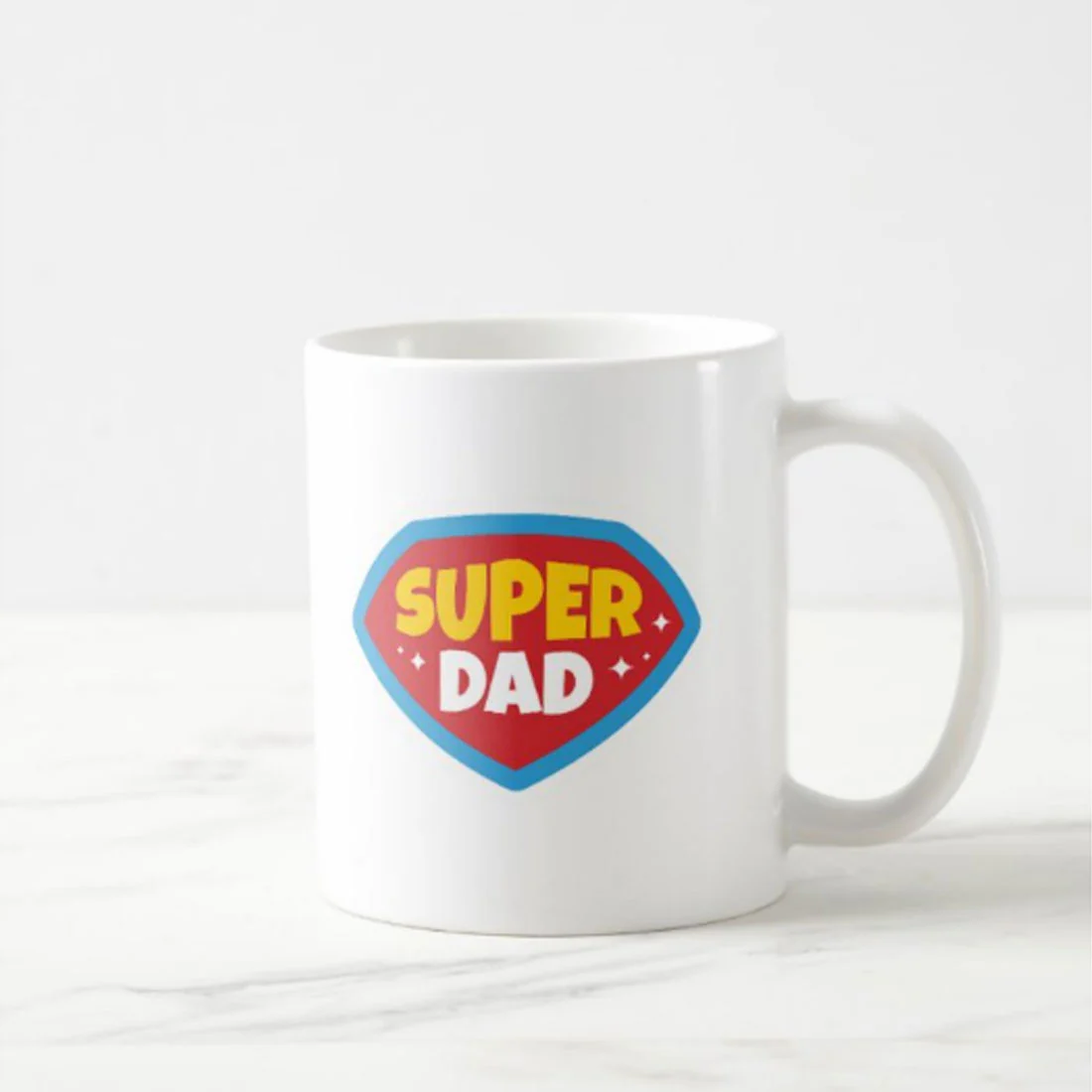 Designer Father Day Gift Coffee Mug for Gifting - Super Dad - Image 2