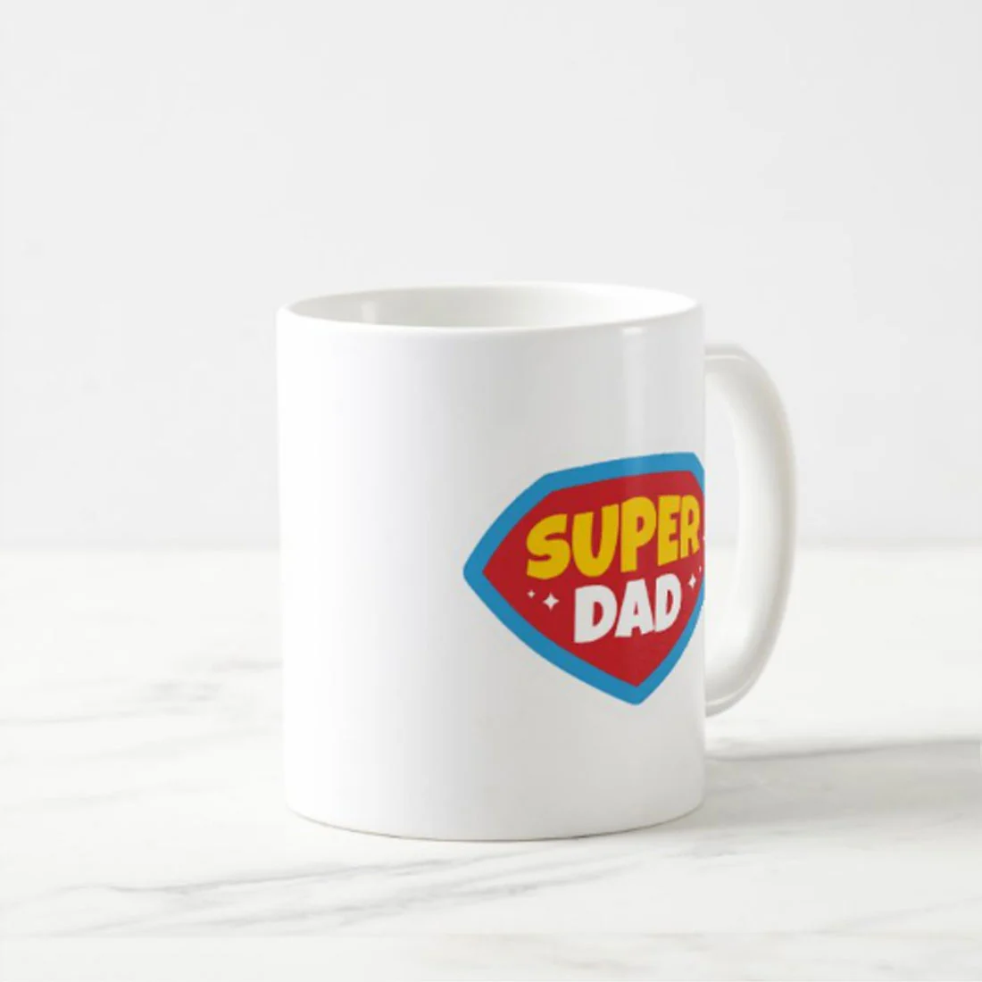 Designer Father Day Gift Coffee Mug for Gifting - Super Dad - Image 4