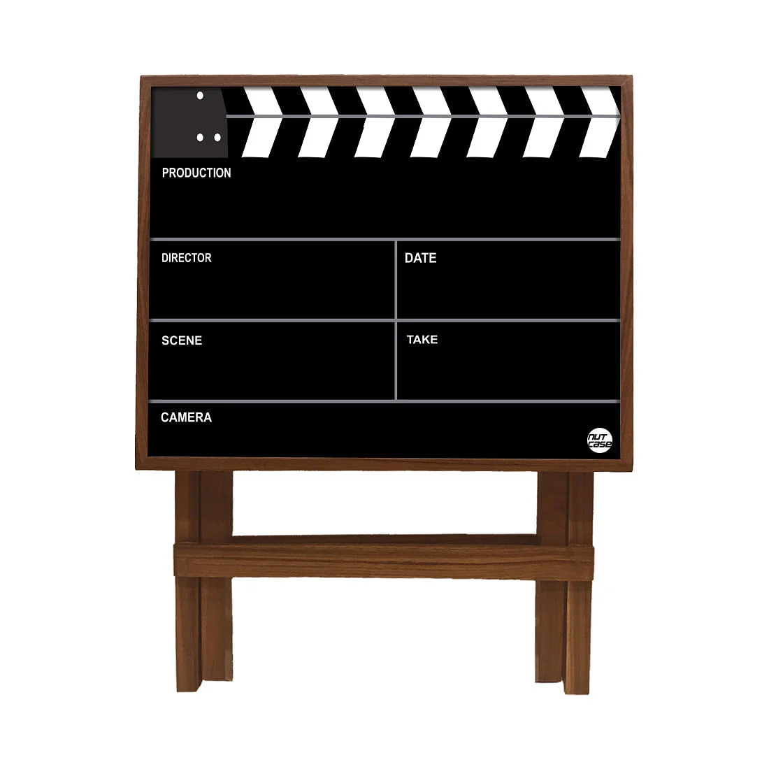Folding Side Table - Teak Wood -Filmy - Image 4