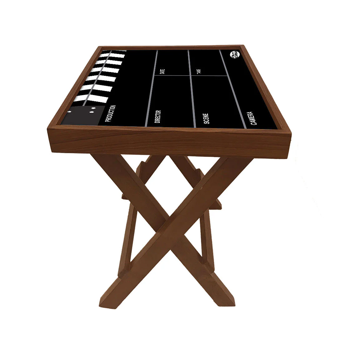 Folding Side Table - Teak Wood -Filmy - Image 5