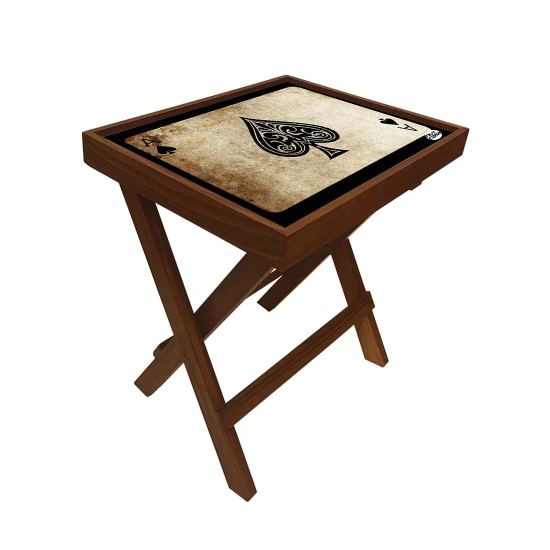 Folding Side Table - Teak Wood - Ace - Image 3