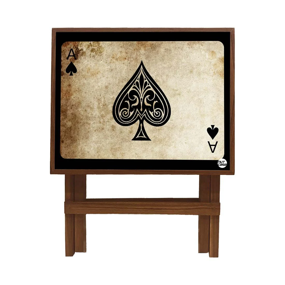 Folding Side Table - Teak Wood - Ace - Image 4