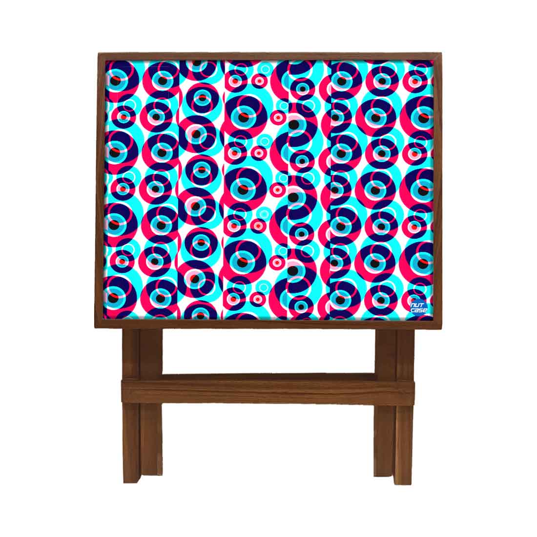 Foldable Wooden Side Table for Living Room Sofa Bedroom - Evil Eye Protector - Image 11