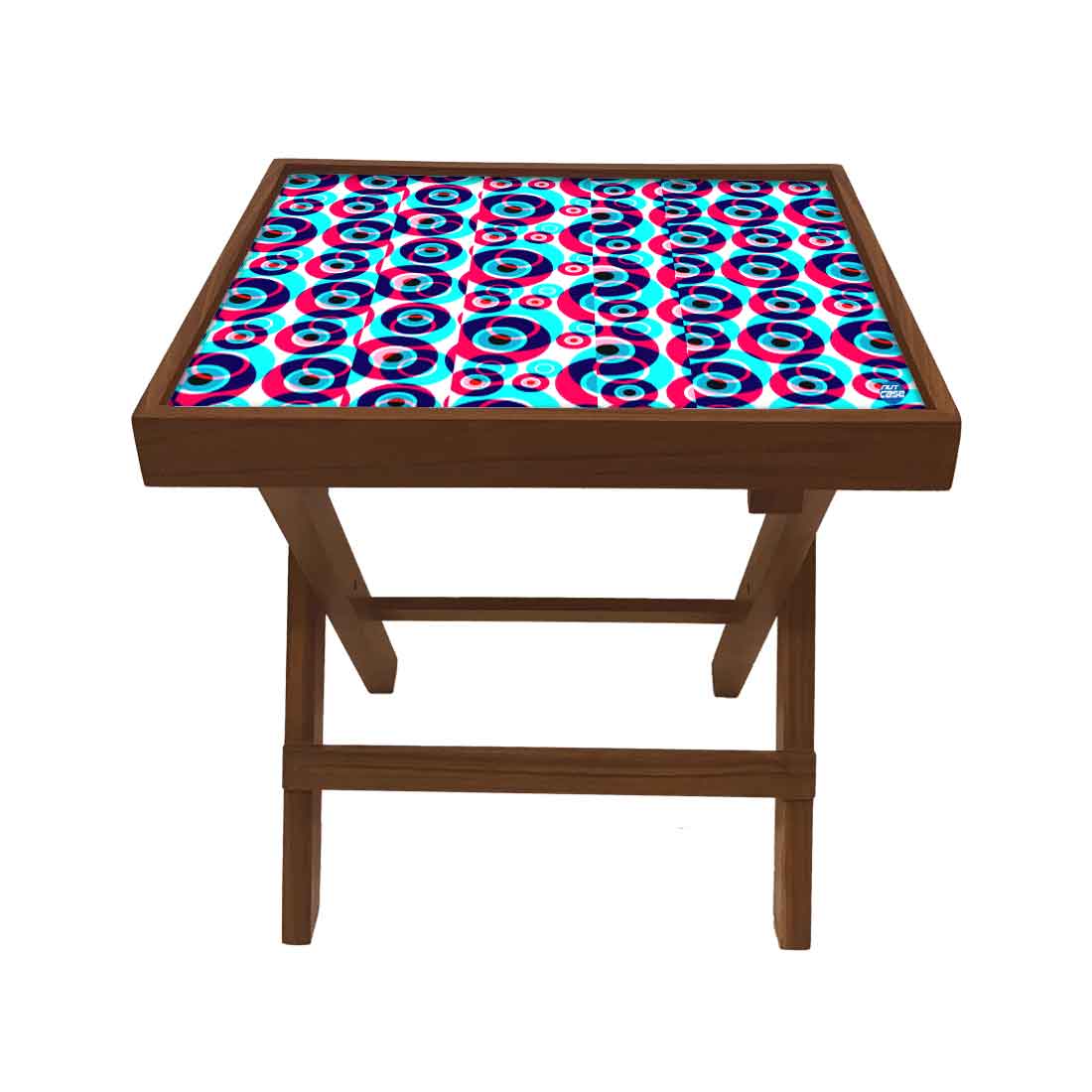 Foldable Wooden Side Table for Living Room Sofa Bedroom - Evil Eye Protector - Image 26