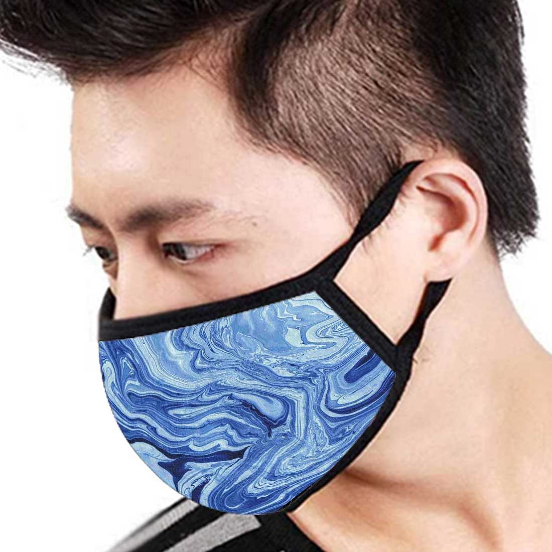 Face Mask -Set Of 2 Protective Masks -Blue Marble - Image 3