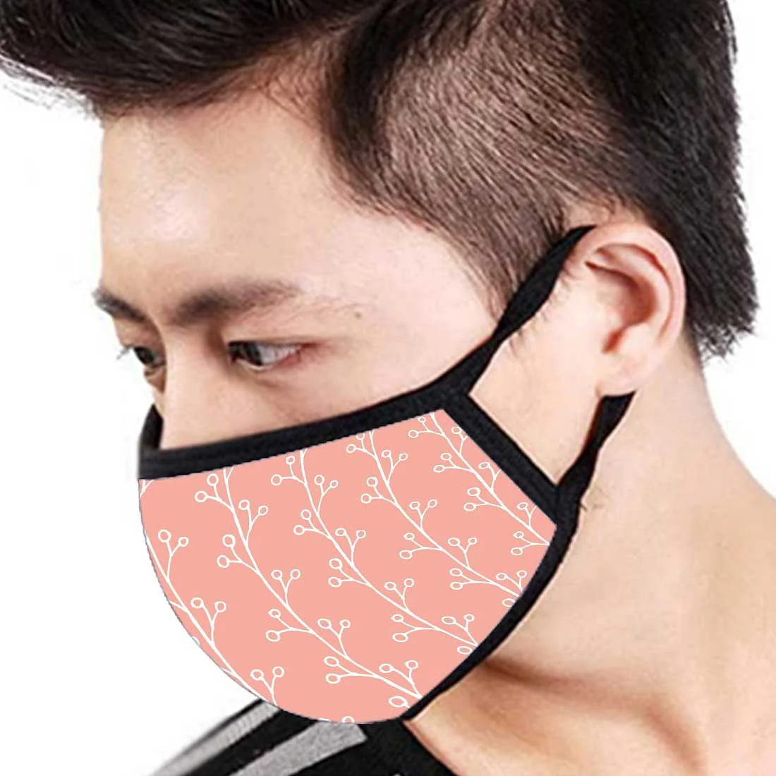 Set Of 2 Protective Face Masks - Baby Pink - Image 3