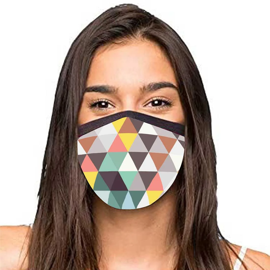 Face Mask -Set Of 2 Protective Masks -Geometric - Image 2